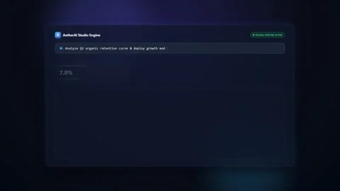 AI Prompt Chatbot Dark Mode Interface - 4K Video Stock Footage 348126140