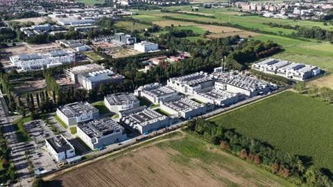 AI, quantum computing, data centers, and digital infrastructure in Milan, Italy Stock Footage 319842153