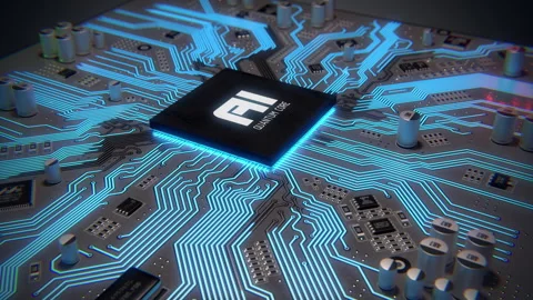 Ai Quantum Core Shot 01 Stock Footage 252773719