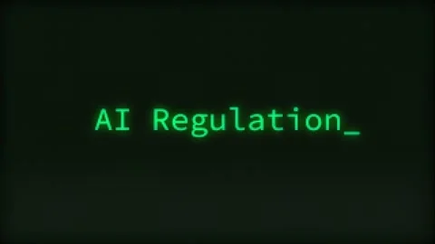 AI Regulation, Typing Text, Retro Computer Screen Stock Footage 277207210
