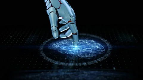 Ai Robot Arm Visualization of Computer T... | Stock Video | Pond5