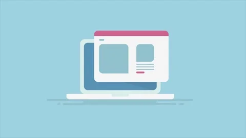 AI robot assistant optimize website for search engine, animation. Stock Footage 311576152