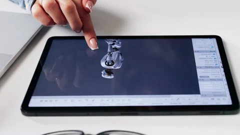 AI Robot Mechanical 3D Cad Model Stock Footage 311736658