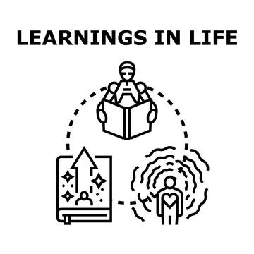 Ai robot reads a book. Symbolizing global knowledge Stock Illustration