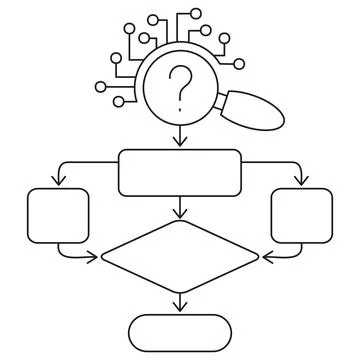 AI Search Algorithms icon 스톡 일러스트