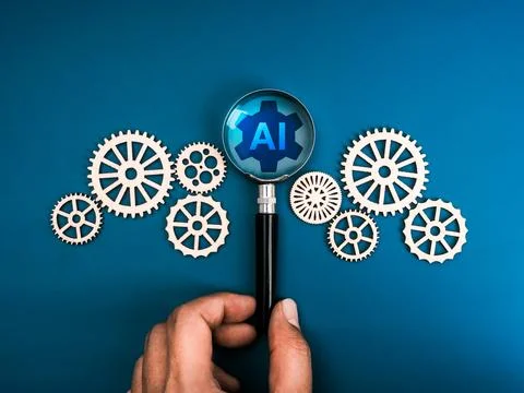 AI searching management tools, development technology assistance service su.. Stock Photos