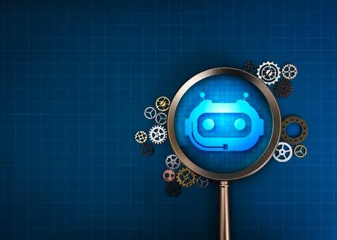 AI searching management tools, development technology assistance service su.. Stock Photos