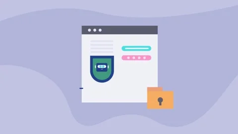 AI security agent protect cloud file storage data. Stock Footage 337956192