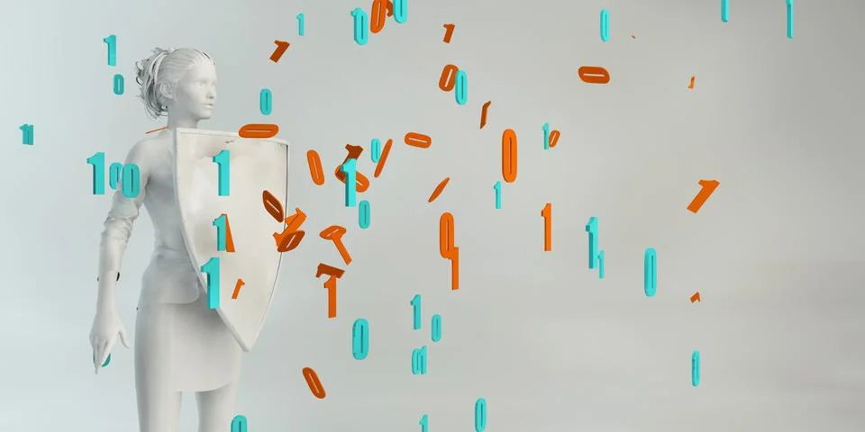 AI Security Software Stock Illustration