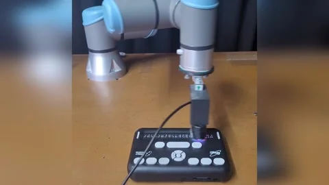 AI Sensor Reads Braille at Double Human Speeds in Cambridge, UK Video stock 263127504