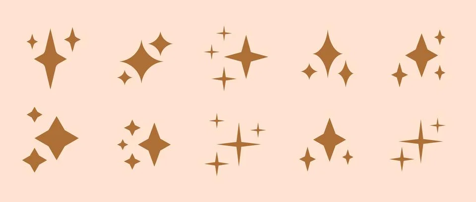 Ai star icon vector logo design. Ai bot artificial intelligence innovation flat 스톡 일러스트