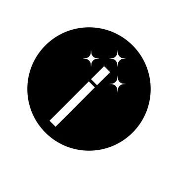 AI stars icon. Artificial intelligence brand. Machine learning. Stock Illustration