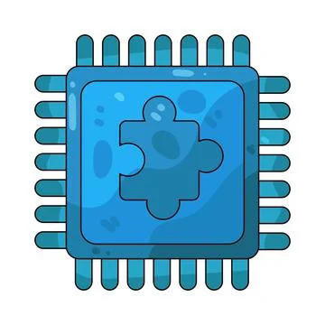 AI strategy illustration Stock Illustration