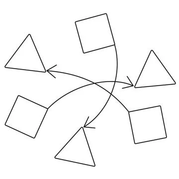 AI Supervised learning icon Stock Illustration