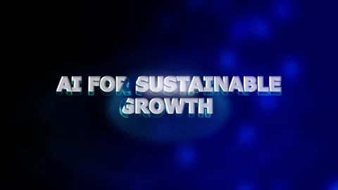 AI for Sustainable Growth. Artificial Intelligence in creating sustainable. Stock Footage 293486578