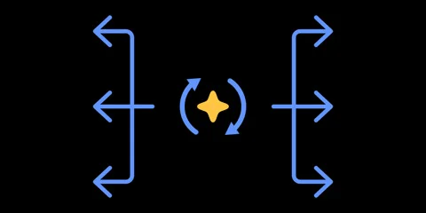 AI Sync Processing Alignment Flow Animation Vídeo Stock 332880037
