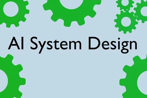 AI System Design concept Illustrazione stock