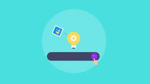 Ai system generate automated content idea, animation concept. Stock Footage 337956178
