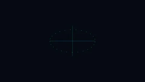 AI targeting interface HUD animation background Stock Footage 329541642