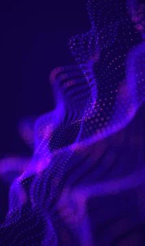 Ai tech background with abstract dot line pattern. Design education big data イラスト素材