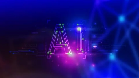 Ai tech background, virtual graphic Global Internet connect Chatgpt Chat wi.. Stock Illustration