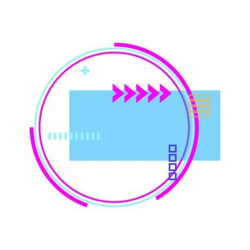 Ai tech banner cartoon vector illustration イラスト素材