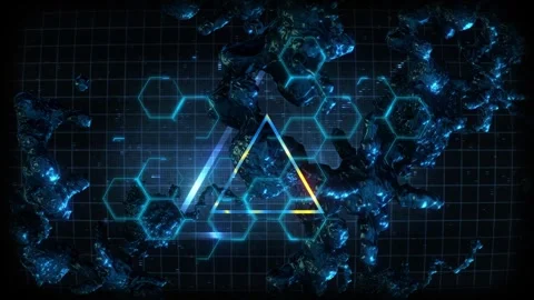 AI Tech Data Biology Screen 01 Stock Footage 294063115