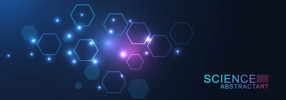 AI technology abstract background. AI generative art creative banner concept in Stock Illustration