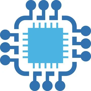 AI technology, Artificial Intelligence, AI processor chip Ai Symbol, Intell.. Stock Illustration