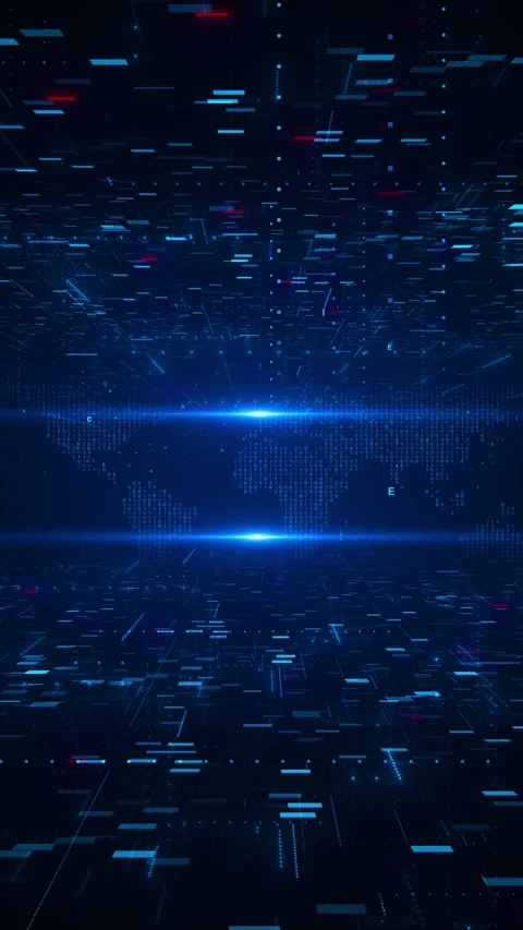 Ai technology artificial intelligence. dots lines. Digital science, networks Stock Footage 312185342
