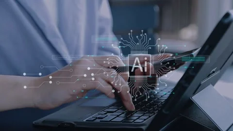 Ai technology, Artificial Intelligence. man using technology smart robot AI.. Stock Footage 272790729