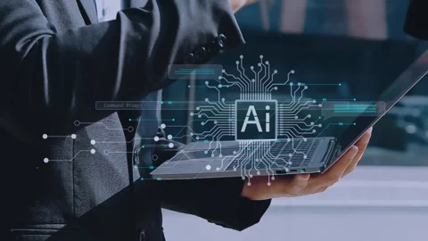 Ai technology, Artificial Intelligence. man using technology smart robot AI.. Stock Footage 272790769