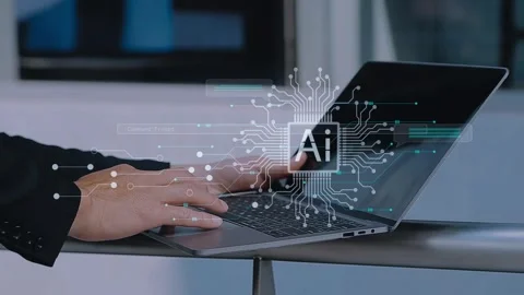 Ai technology, Artificial Intelligence. man using technology smart robot AI.. Stock Footage 272790774