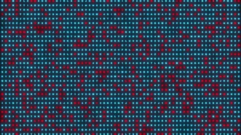 AI Technology Big Data Technology Matrix, Digital Data Flow Transferring 스톡 동영상 346934831