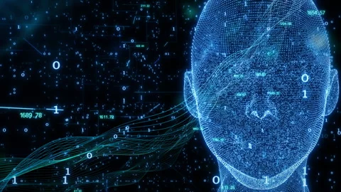 AI Technology Brain Stock Footage 241307226