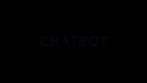 Ai technology concept graphic text chatbots digital environment futuristic Stock Footage 319531512