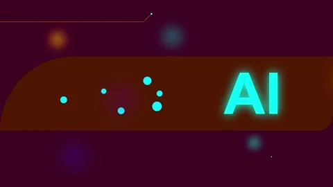 Ai technology data information artificial intelligence machine learning Stock Footage 302422136