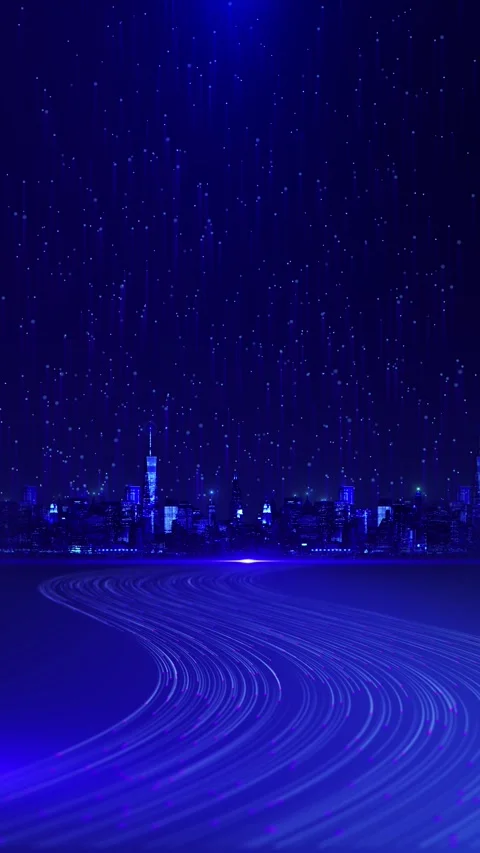 AI technology, digital city, data 5g High-Speed Internet. Hud digital city wiref Stock Footage 341888023