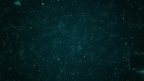 AI  technology energy concept. Geometric Plexus Patterns and shapes background Stock Footage 200190545