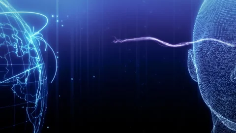 AI Technology Stock Footage 242058580