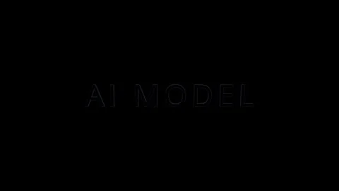 Ai technology graphic model concept visualization digital environment Stock Footage 319628188