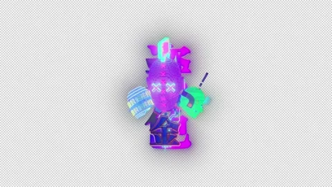 AI Technology Hologram Screen Stock Footage 337694410