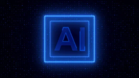 AI Technology Innovation and digital code concept Stock Footage 340606547
