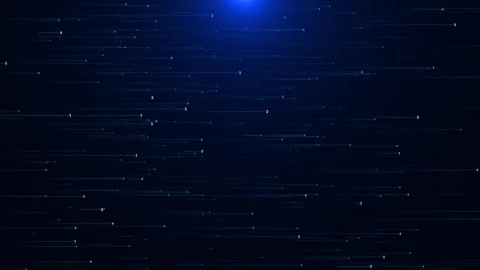 AI technology, Motion of digital data flow artificial intelligence on virtual Stock Footage 293529174