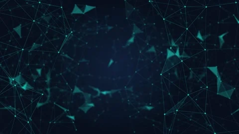 Ai technology, robotic system, molecule of chemical, atom cell plexus and Stock Footage 278304789