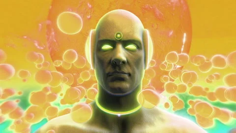 AI Thoughts in Bubbles Stock Footage 263122251