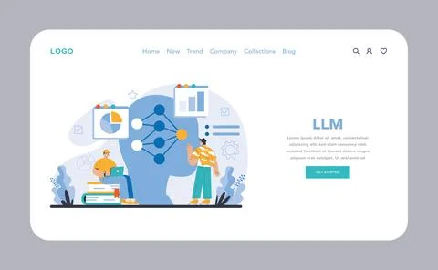 Ai tools concept. Flat vector illustration. 스톡 일러스트
