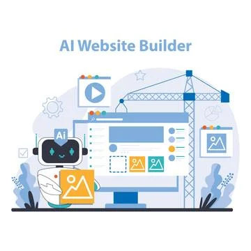 Ai tools concept. Flat vector illustration. Stock Illustration