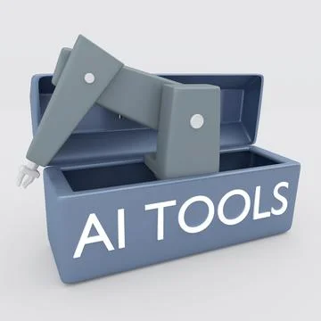 AI TOOLS concept Illustrazione stock