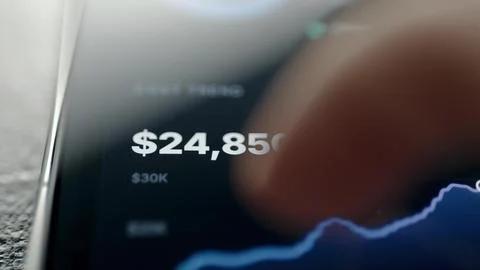 AI training cost chart showing 24850 dollars Foto stock
